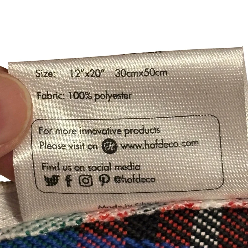Hofdeco lumbar pillow